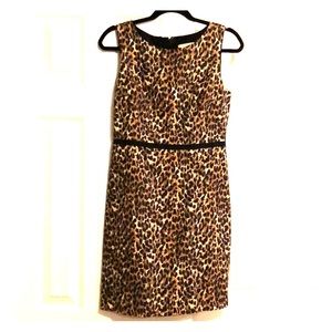 Loft Leopard Print Dress